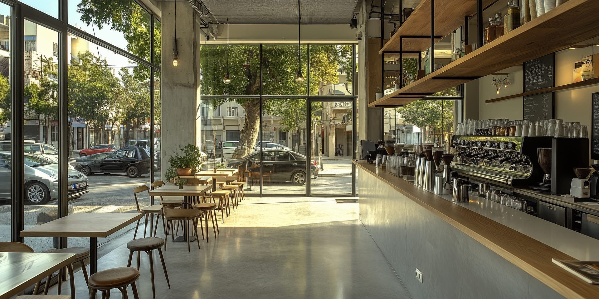 Artist's render of the café at V² Development Plaza